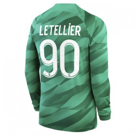 Paris Saint Germain 2023-24 Letellier 90 Doelman Thuisshirt Lange Mouw